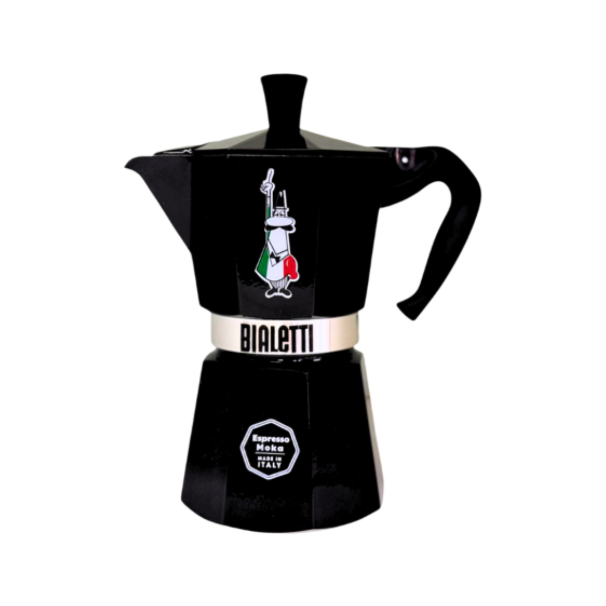 10010926 cafeteira para 6 xicaras preta moka express omino bialetti