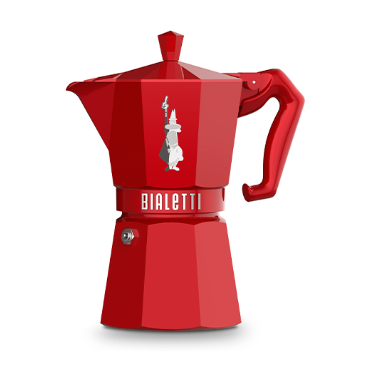 10011106 cafeteira para 6 xicaras vermelha moka express exclusive bialetti