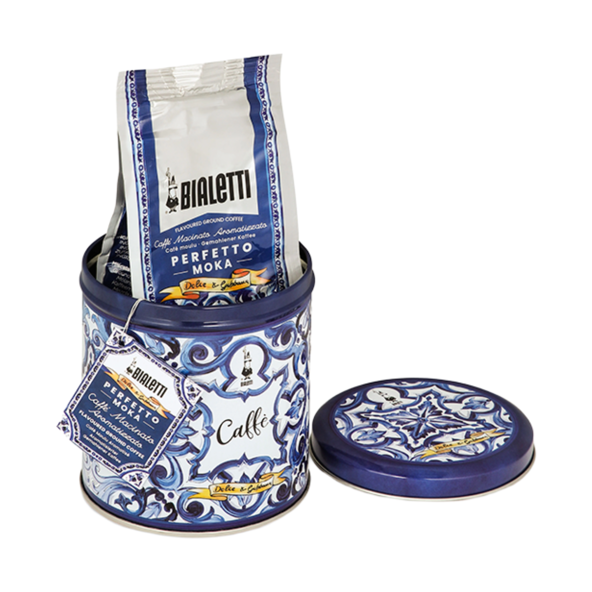 89101101 lata de cafe perfetto moka blu med 200g bialetti itens