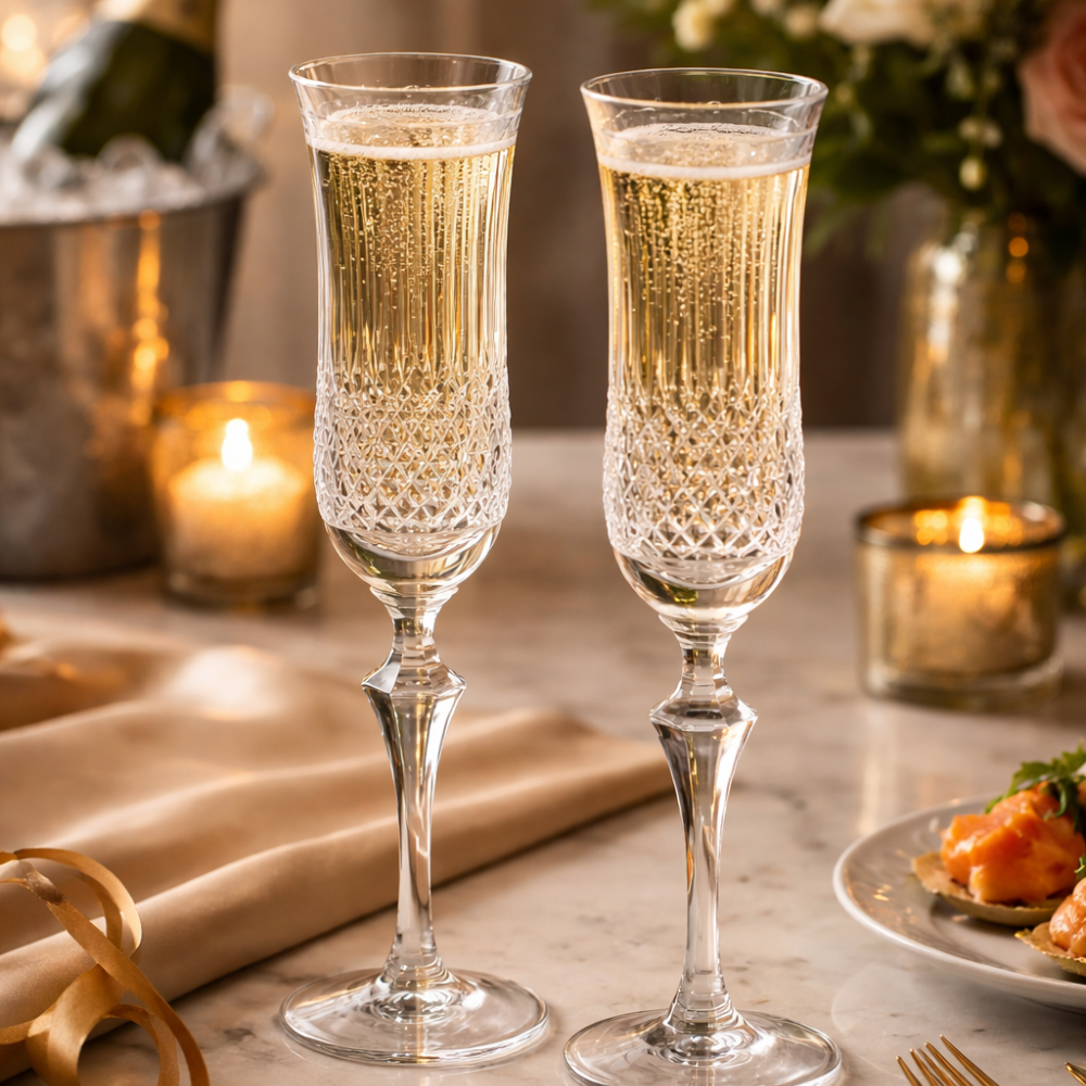 jogo de 2 tacas em cristal champagne 240 ml paris strauss 3