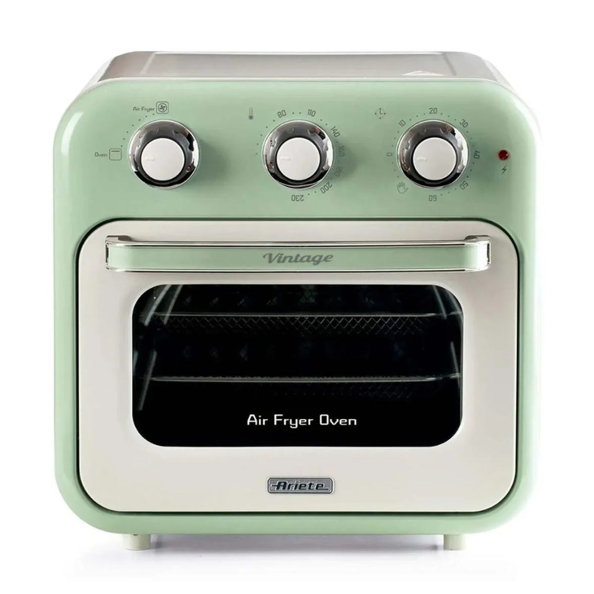 10361 ari i fritadeira air fryer oven vintage verde 16l 1200w 220v ariete