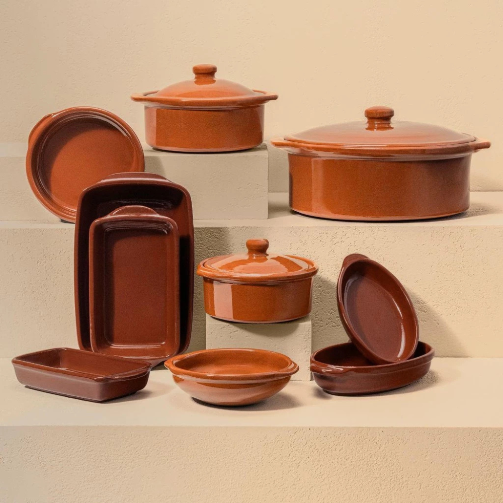 cacarola para feijoada em ceramica 28 cm 3 3 l com tampa oxford 3