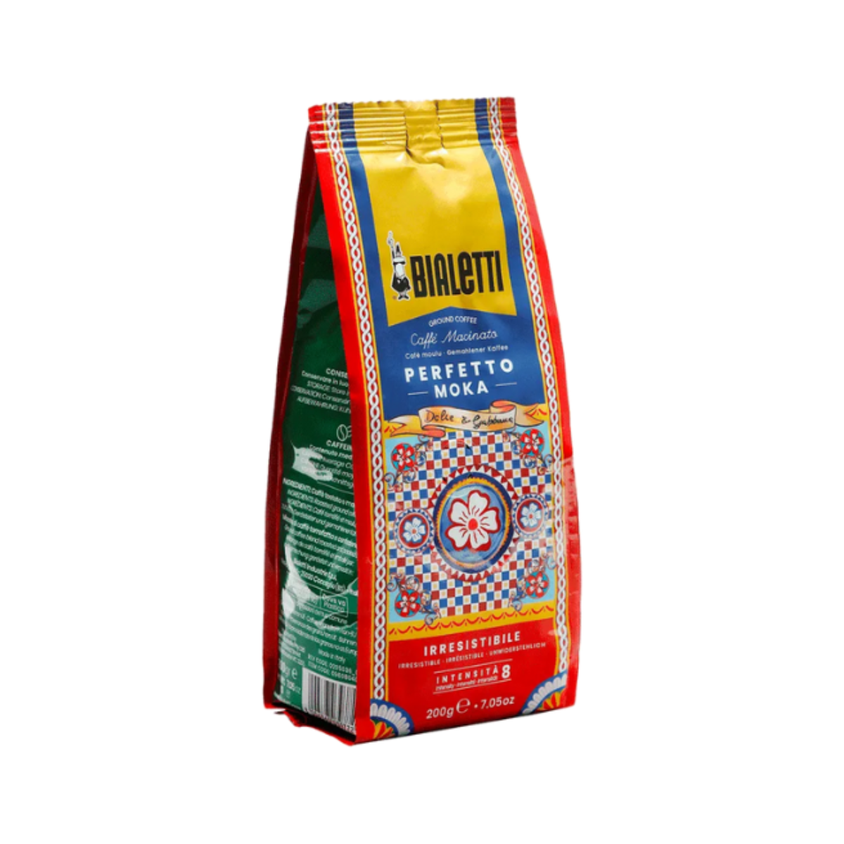 89100001 pacote de cafe perfetto moka carretto 200g d g bialetti