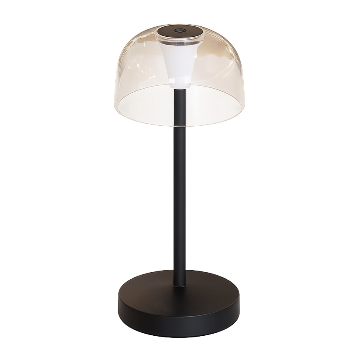 62124 luminaria de mesa led 3 tons usb preta metal iris wolff delado