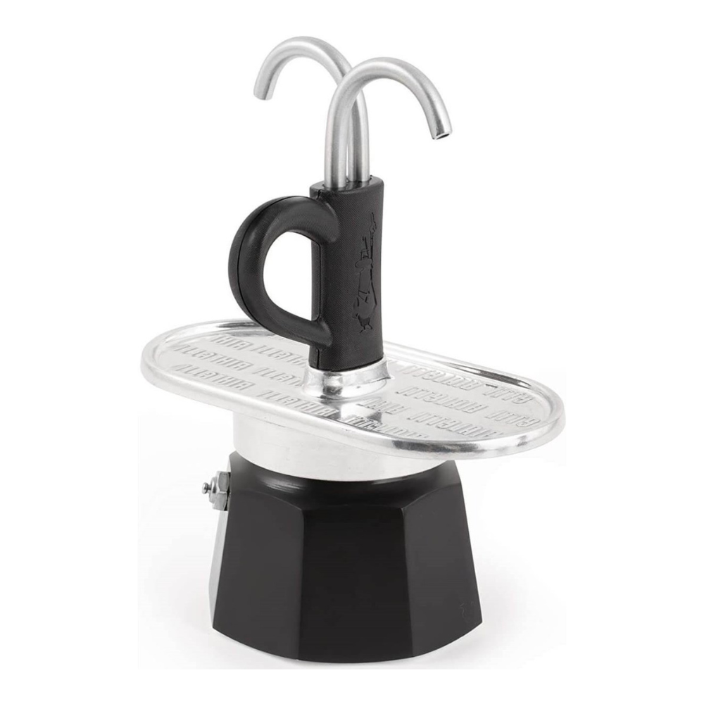 cafeteira mini express preta 2 xicaras bialetti