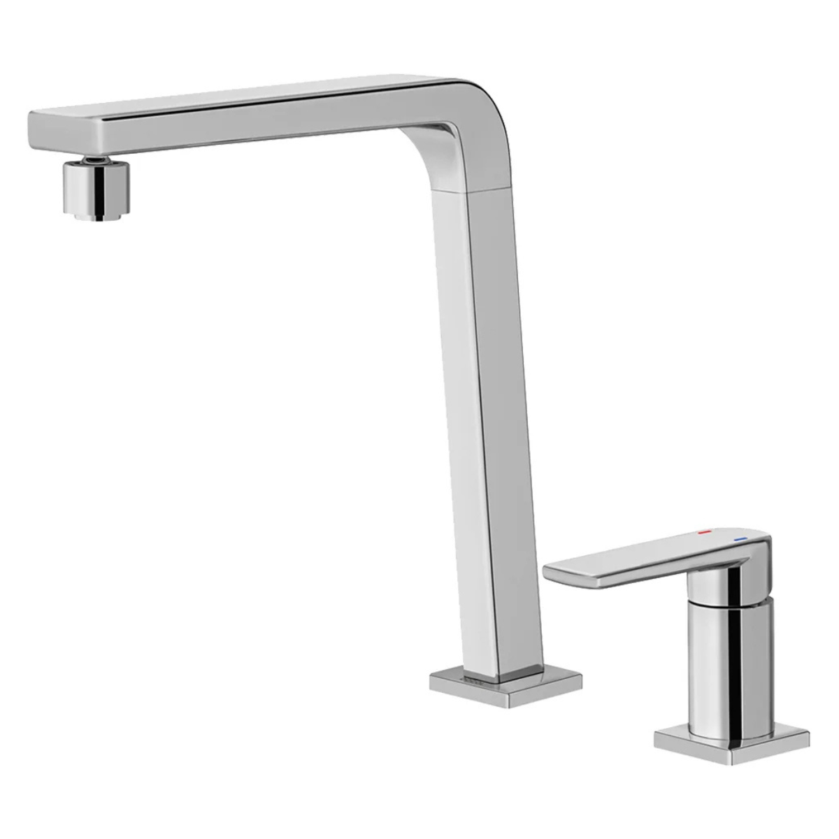 00655106 misturador monocomando para cozinha de mesa cromado bistro docol