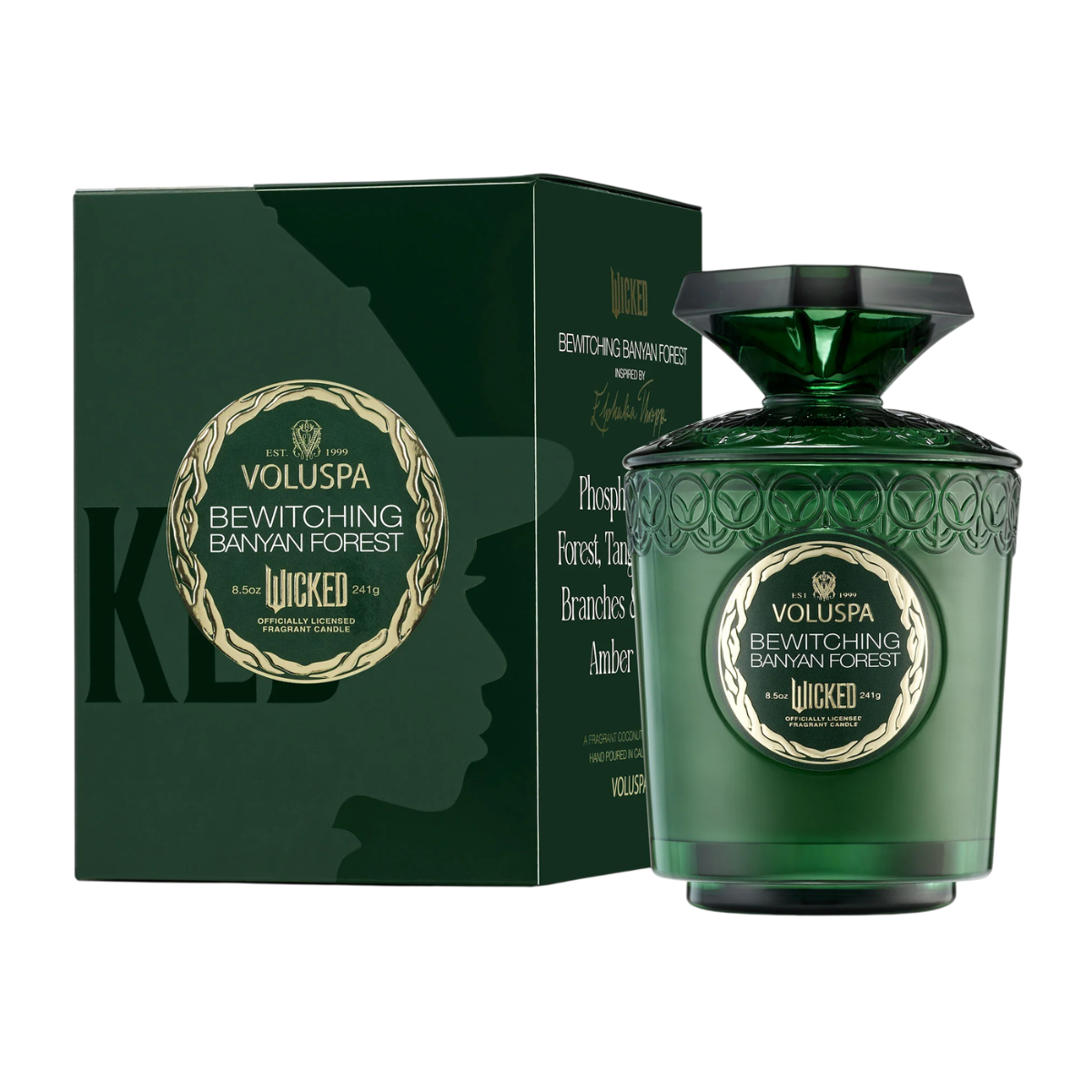 90002 vela em copo de vidro bewitching banyan forest 60h voluspa