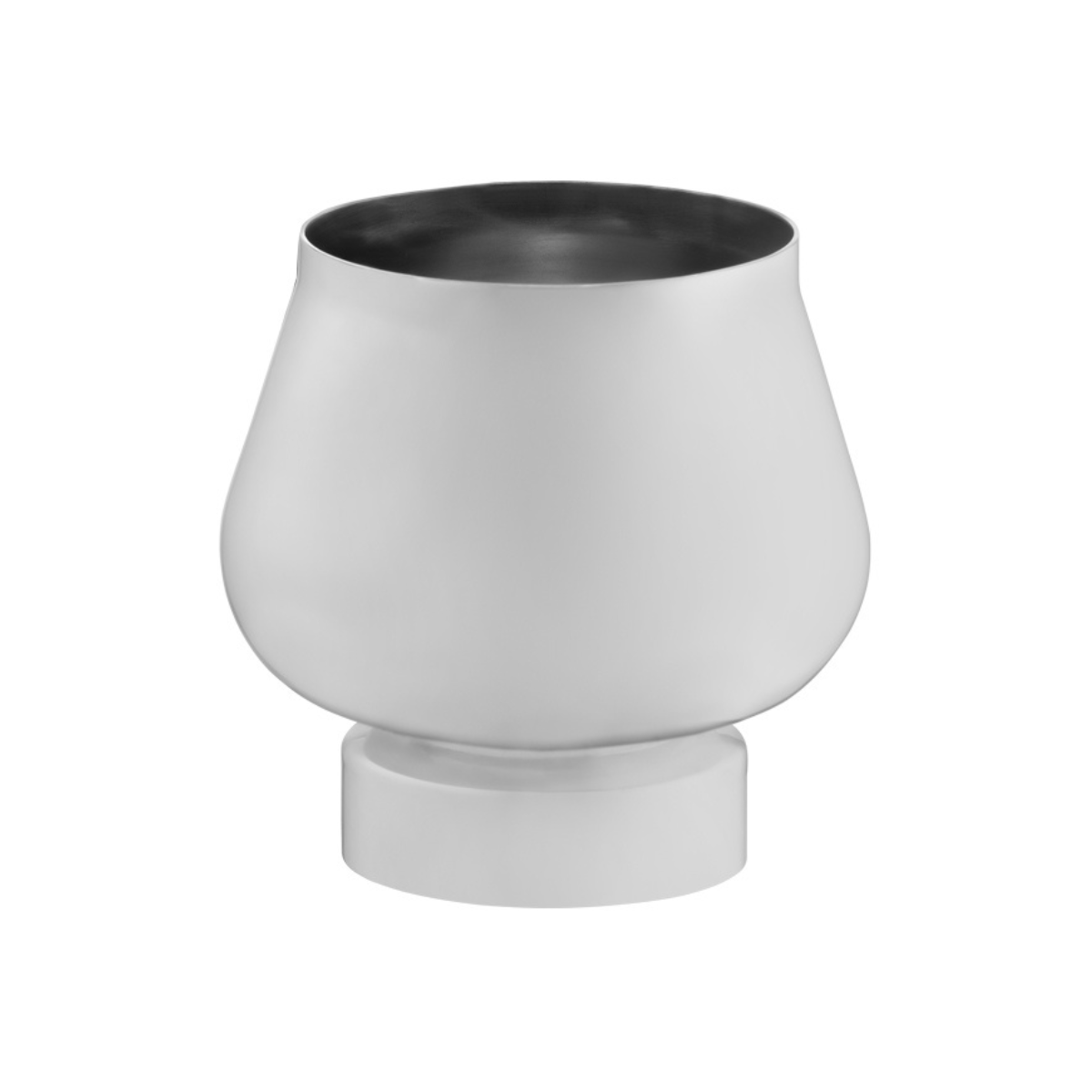 r05478 cachepot para plantas em aco inox alegria riva