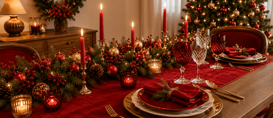 Natal Elegante: uma Mesa Posta que Encanta