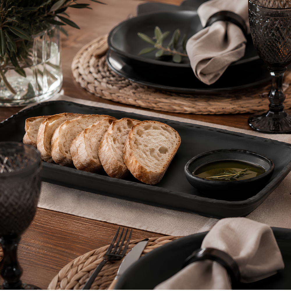 travessa retangular pequena organico eco preto matte 32 5x17 6 cm porto brasil 3