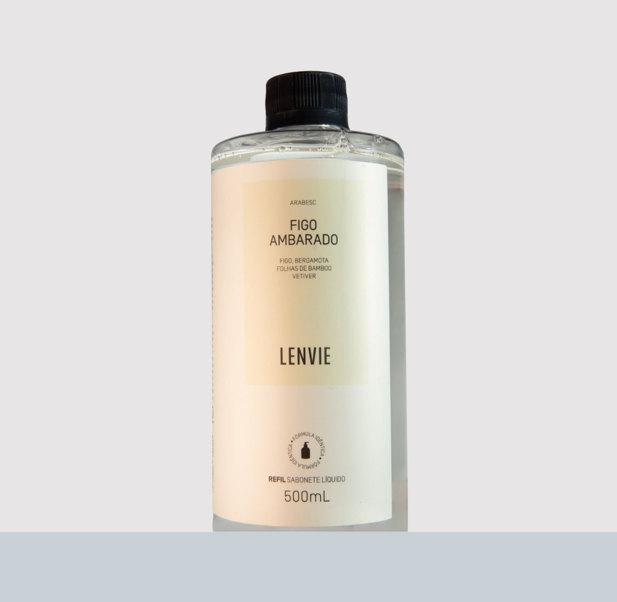 refil sabonete liquido figo ambarado lenvie