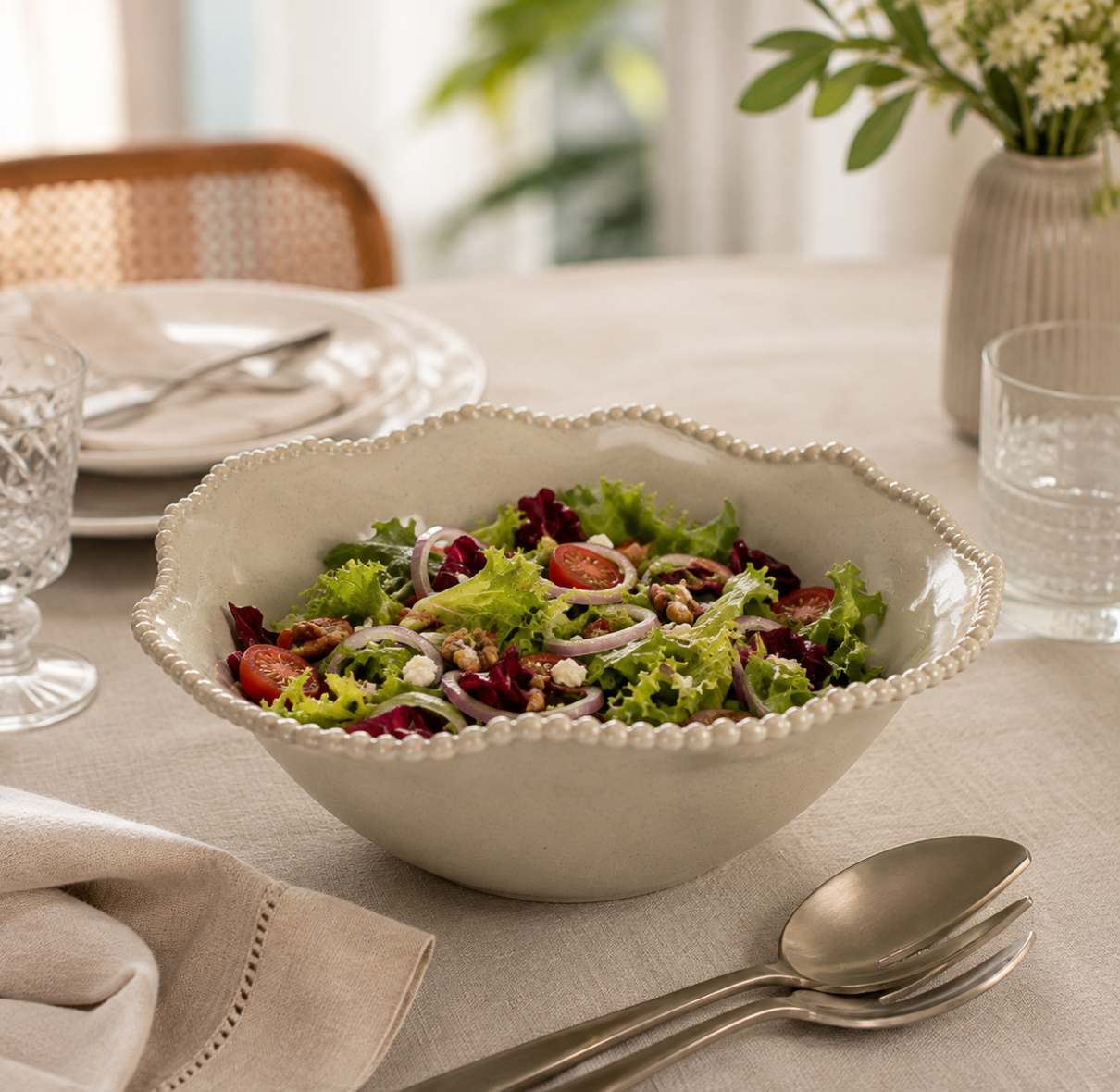 saladeira 34cm em melamina fendi suave bi2057 btc 2