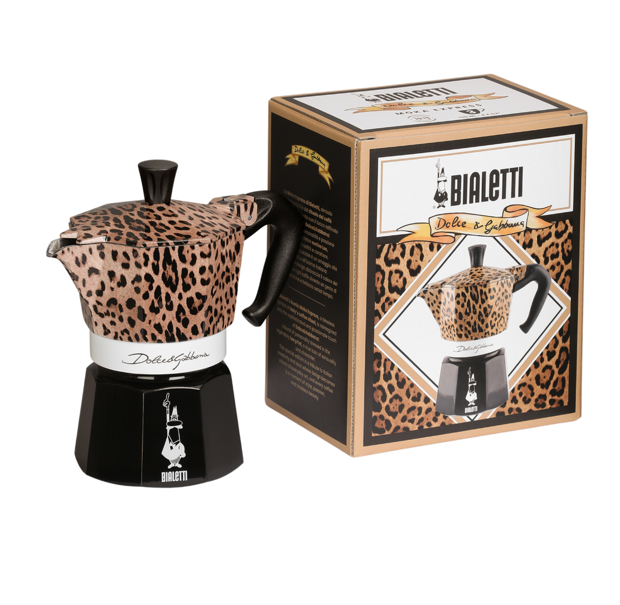 cafeteira moka express 3 xic d g leopardo 10010703 bialetti 1