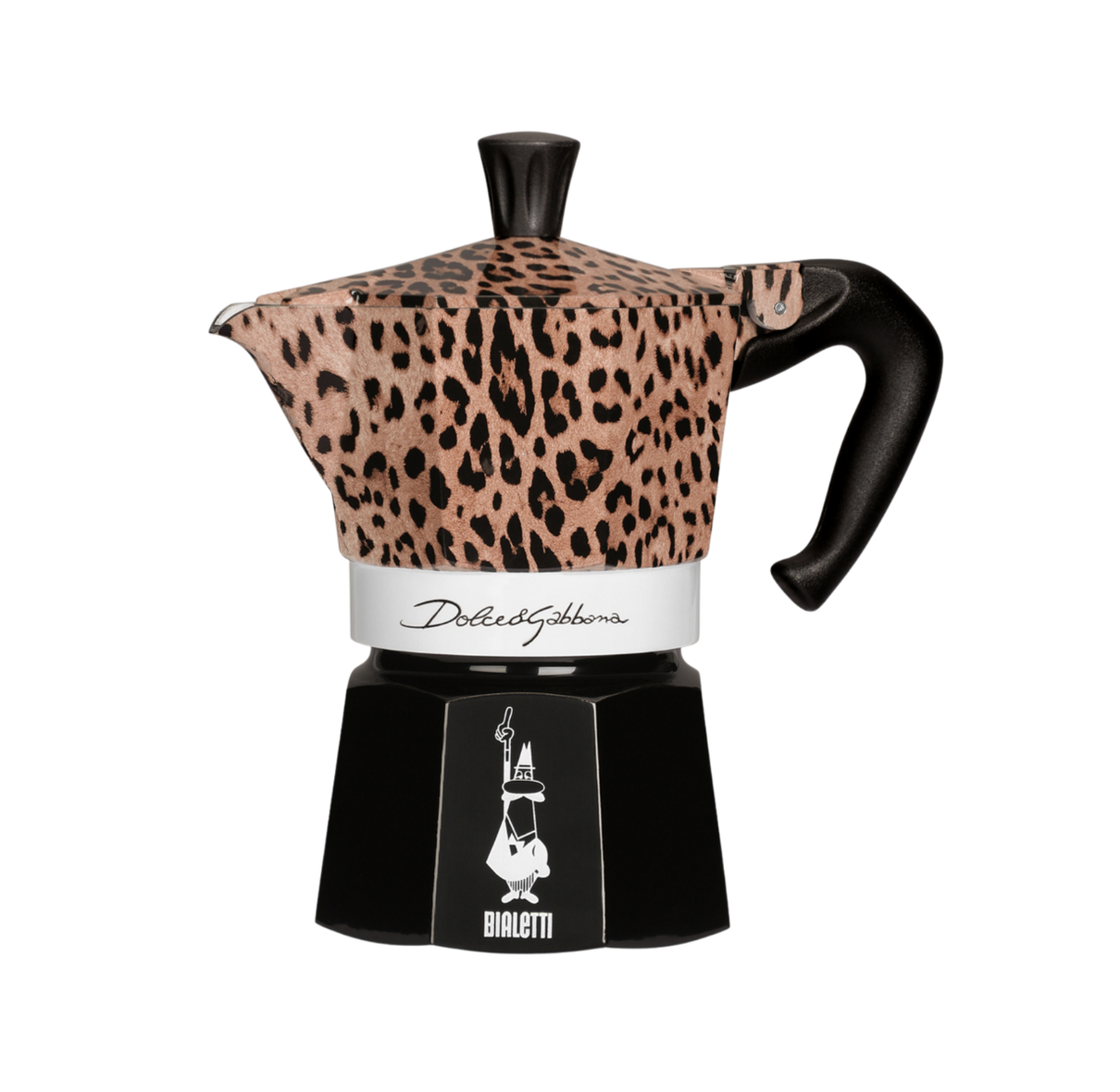 cafeteira moka express 3 xic d g leopardo 10010703 bialetti